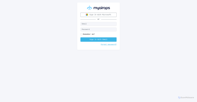 Security scan screenshot of https://bermudair.flight.myairops.com