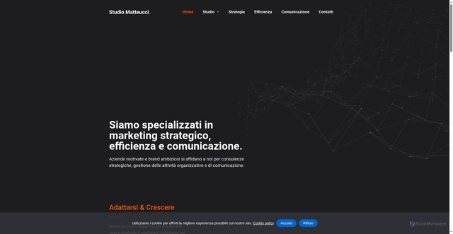 Security scan screenshot of https://studiomatteucci.it