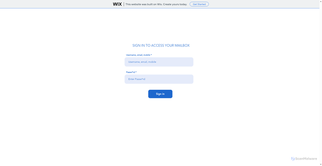 Security scan screenshot of https://ffranzlaa.wixsite.com/my-site