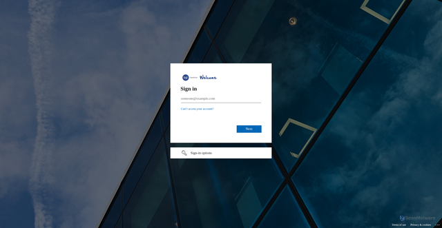 Security scan screenshot of aadcdn.msauth.net