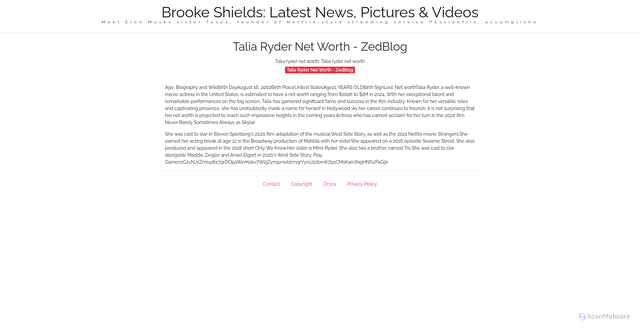 Security scan screenshot of https://articlebeginfave-i771g0rf9r.edgeone.app/123-talia-ryder-net-worth-zedblog.html