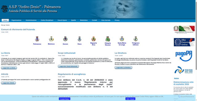 Security scan screenshot of https://www.asparditodesio.it
