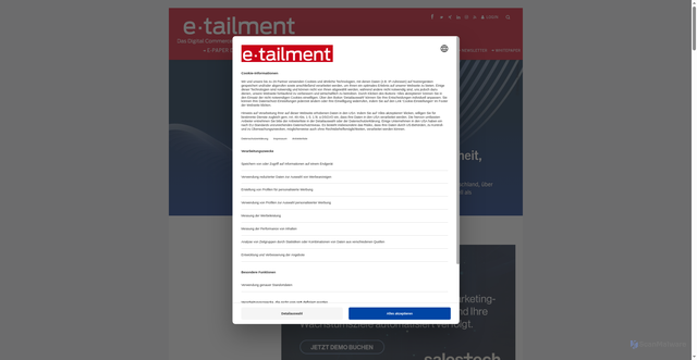 Security scan screenshot of https://r.brevo.etailment.de/mk/cl/f/sh/1t6Af4OiGsDg0dspXtR0xpto6Kym3S/ugStSS8b_Kfh
