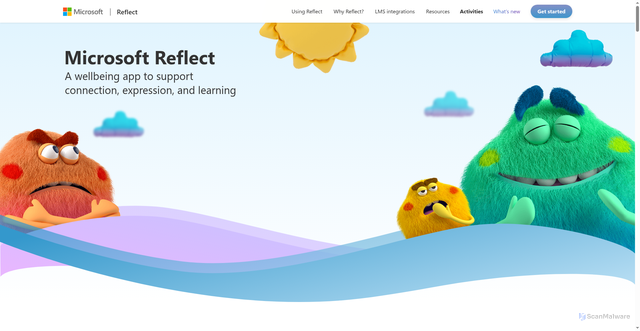 Security scan screenshot of https://reflect-prod-bkdtdre3b0fxd0cx.b02.azurefd.net