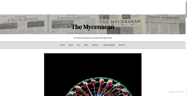 Security scan screenshot of https://www.themycenaean.org/2025/10/what-to-know-about-the-nc-state-fair/