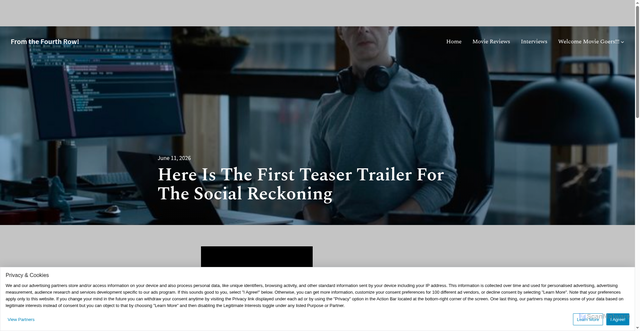 Security scan screenshot of https://fromthefourthrow.com/2026/06/11/here-is-the-first-teaser-trailer-for-the-social-reckoning/
