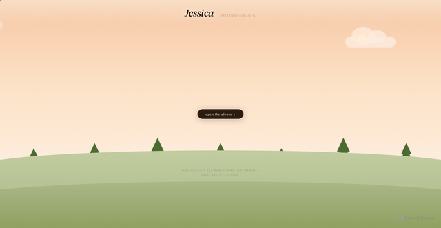 Security scan screenshot of https://jess-album-ffo7m2vnhm.edgeone.app/