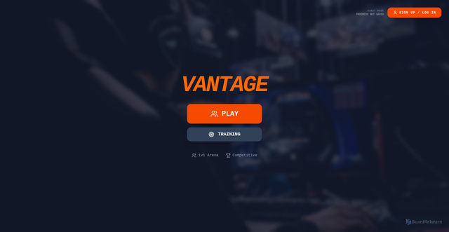 Security scan screenshot of https://vantage-118w7k90bw.edgeone.app/