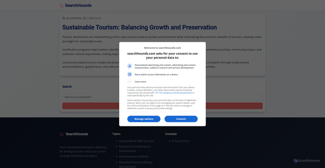 Security scan screenshot of http://www.publicappointments.org/