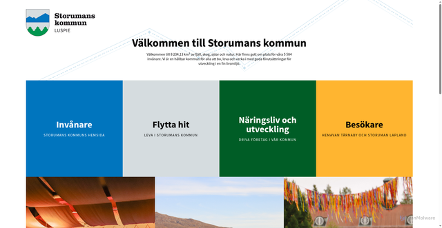 Security scan screenshot of https://www.storuman.se/