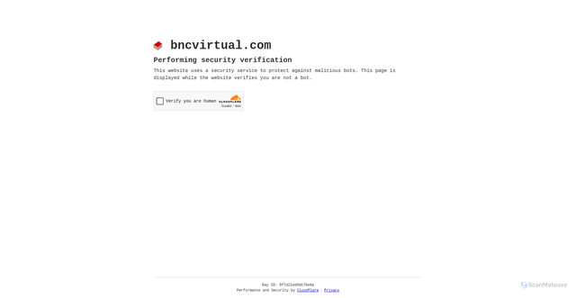 Security scan screenshot of https://bncvirtual.com