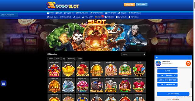 Security scan screenshot of https://sogodex.sbs/desktop/game/slot/kagaming