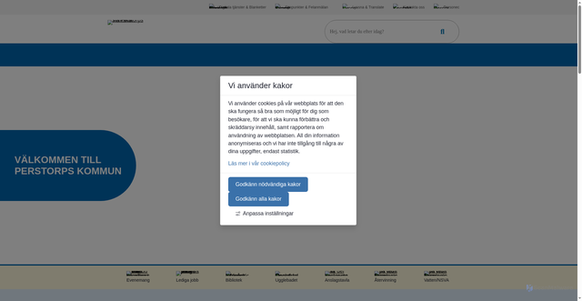 Security scan screenshot of https://www.perstorp.se/