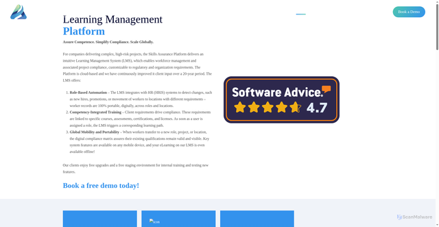 Security scan screenshot of https://skillsvx.com