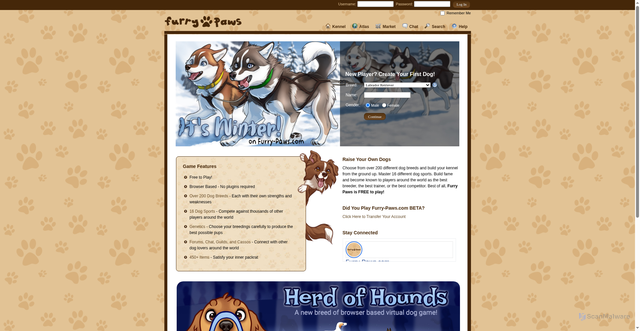 Security scan screenshot of https://furry-paws.com