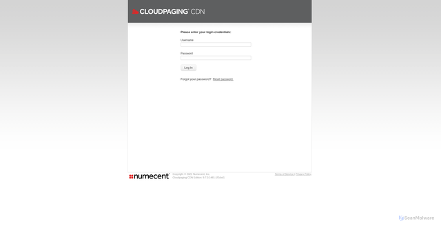 Security scan screenshot of https://www.numecentcloud.com