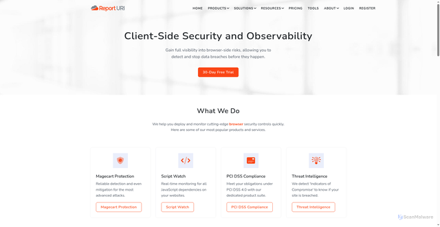 Security scan screenshot of https://ensembleartsphilly.report-uri.com