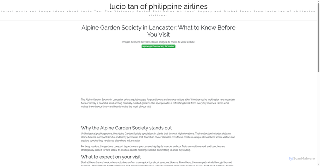 Security scan screenshot of https://urbandailyverse-dpi45pewyddw.edgeone.app/alpine-garden-society-lancaster.html