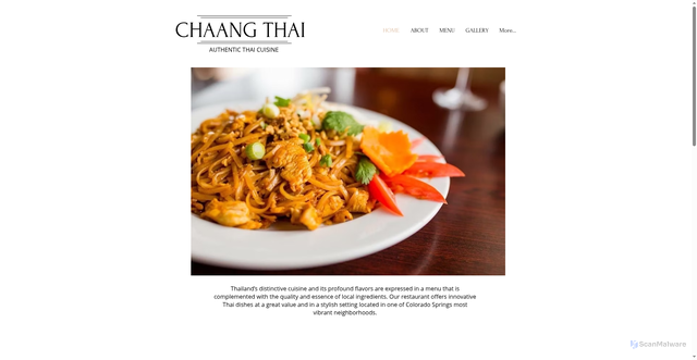 Security scan screenshot of https://www.chaangthaicos.com/