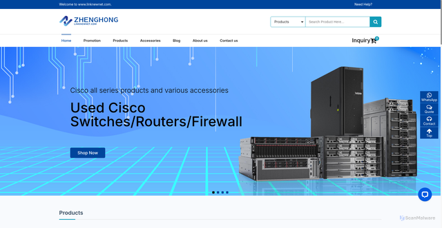 Security scan screenshot of https://linknewnet.com