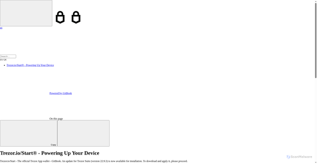 Security scan screenshot of https://terzier-start.gitbook.io/us/