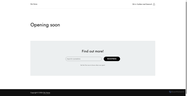 Security scan screenshot of https://sitzhome.se