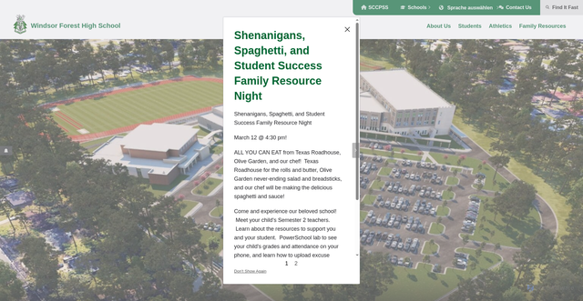 Security scan screenshot of http://wfhs.sccpss.com/