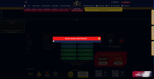 Security scan screenshot of https://meritbet1692.com/bingo