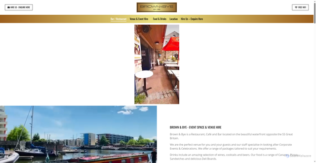 Security scan screenshot of https://www.brownandbye.com