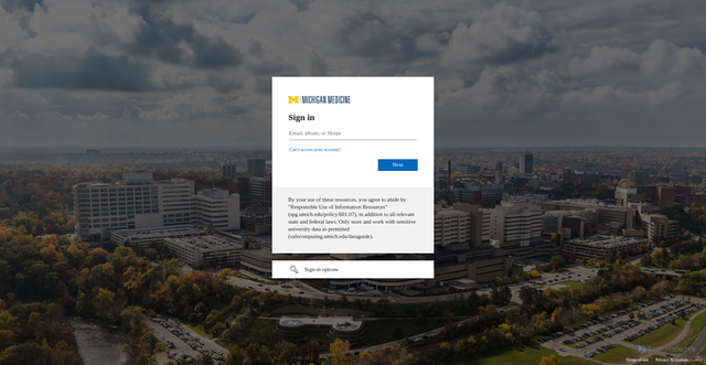 Security scan screenshot of https://thrive.med.umich.edu