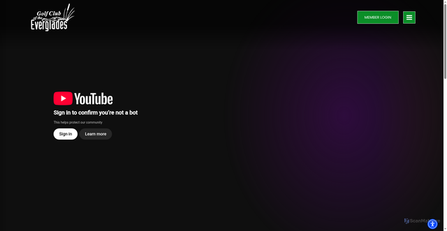 Security scan screenshot of https://www.gcoftheeverglades.com/