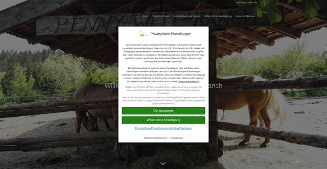 Security scan screenshot of https://Penny-well-ranch.de