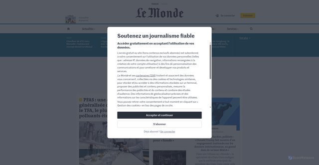 Security scan screenshot of https://autoroutes-sanefclients.com/