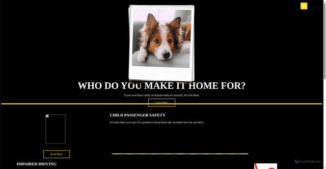 Security scan screenshot of https://kansasdrivetozero.gov/