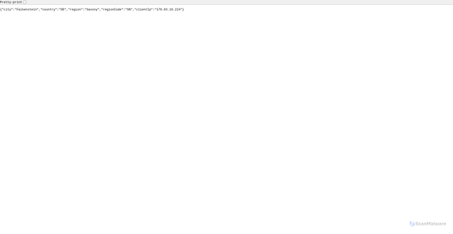 Security scan screenshot of https://geo.gelacy.app/
