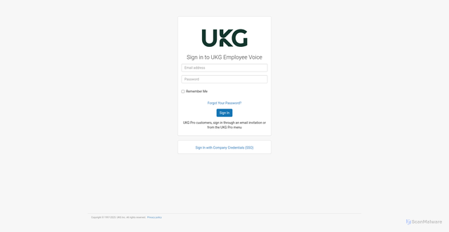 Security scan screenshot of https://per2.ultipro.com