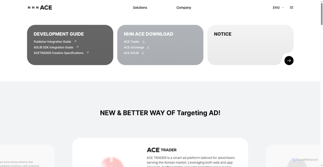 Security scan screenshot of https://nhnace.com