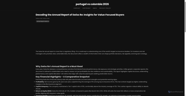 Security scan screenshot of https://askocblog-dptdxwy2odnr.edgeone.app/annual-report-swiss-re.html