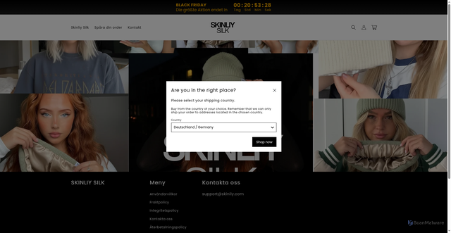 Security scan screenshot of https://wpkq2w-s9.myshopify.com/