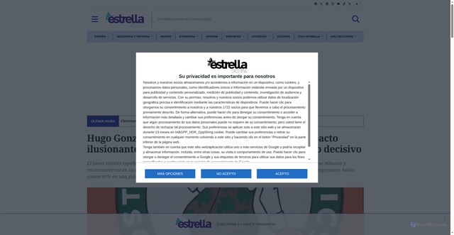 Security scan screenshot of https://www.estrelladigital.es/articulo/deportes/hugo-gonzalez-desaparece-playoffs-impacto-ilusionante-boston-ostracismo-momento-decisivo/20260429105245446012.html
