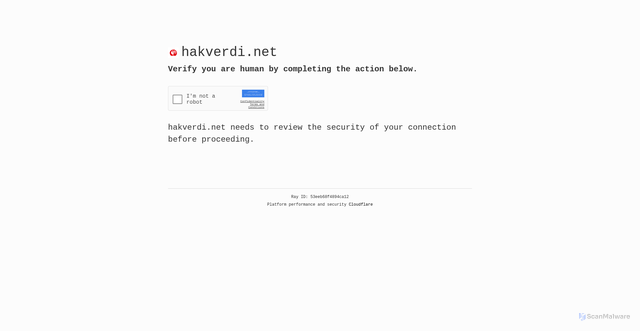 Security scan screenshot of https://hakverdi.net