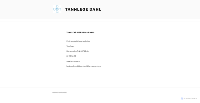 Security scan screenshot of https://orisacademy.se