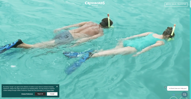 Security scan screenshot of https://crossroadsmaldives.com/