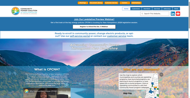 Security scan screenshot of https://www.communitypowernh.gov/