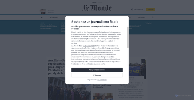 Security scan screenshot of https://vincipeage-impaye-fr.com/as.php