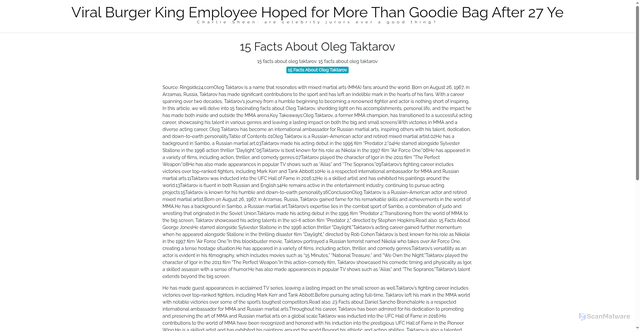Security scan screenshot of https://makehomeeasyfave-i0jxqzm8yx.edgeone.app/18588-15-facts-about-oleg-taktarov.html