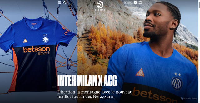 Security scan screenshot of https://degaine.so