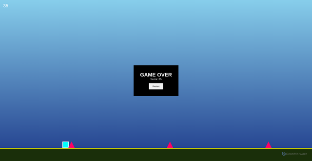 Security scan screenshot of https://geometriedashfake-l7gpj35hzg.edgeone.app/