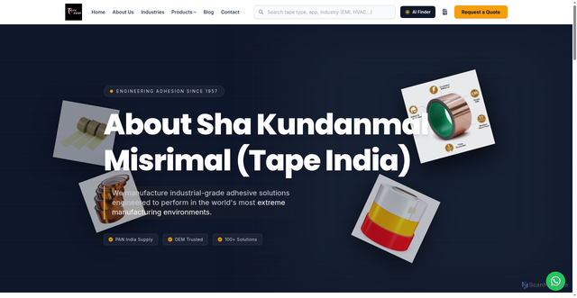 Security scan screenshot of https://tape-dkn.pages.dev/about