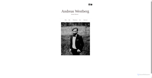Security scan screenshot of https://andreaswestberg.se